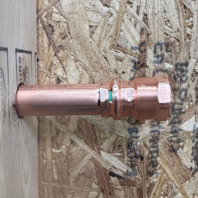 QuickFitting 1/2 in. Press in. X 1/2 in. D FNPT in. Copper Adapter