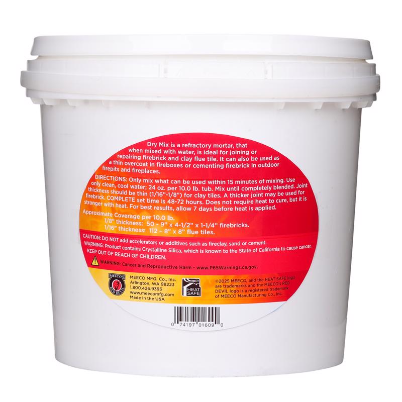 Meeco's Red Devil Refractory Cement
