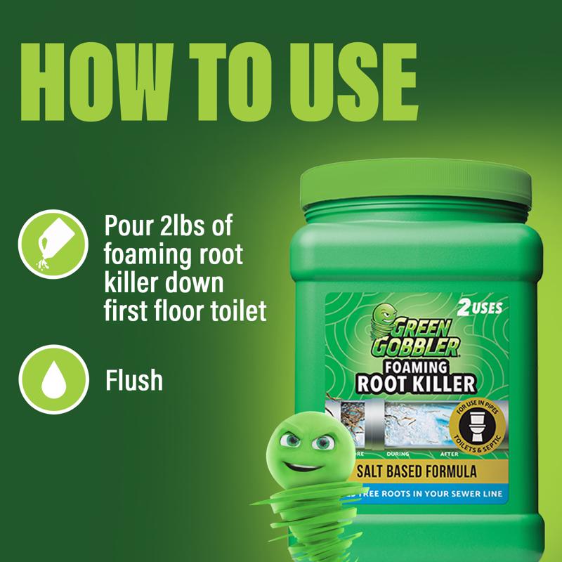 Green Gobbler Crystals Root Killer 64 oz