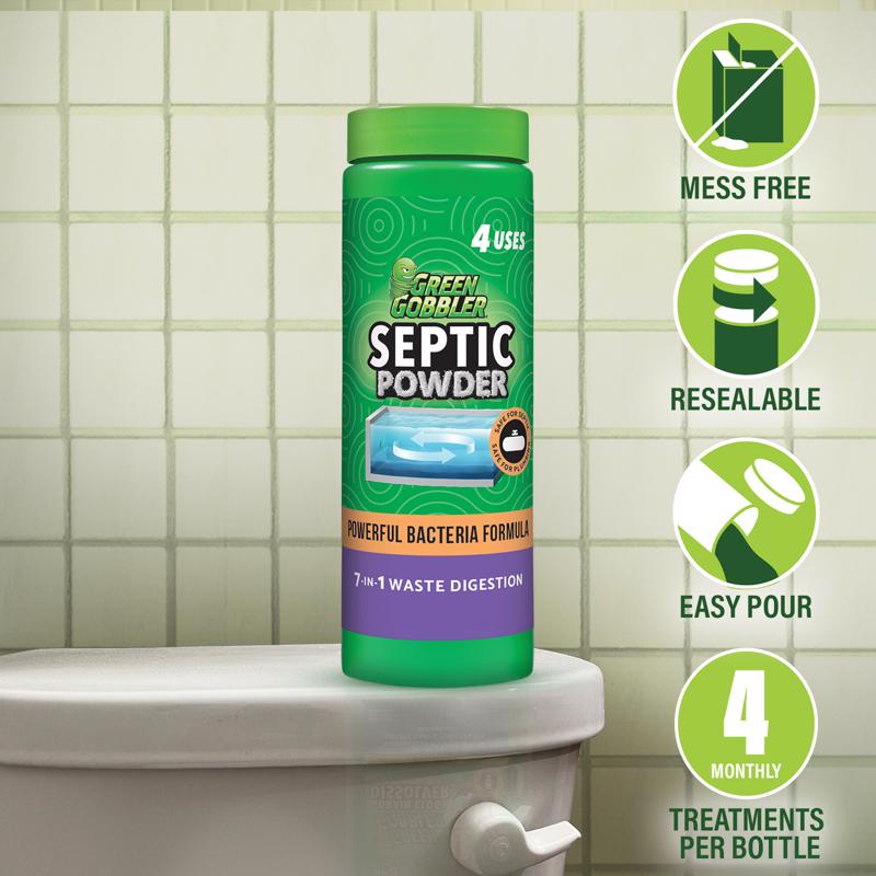Green Gobbler Powder Septic Tank Treatment 27 oz
