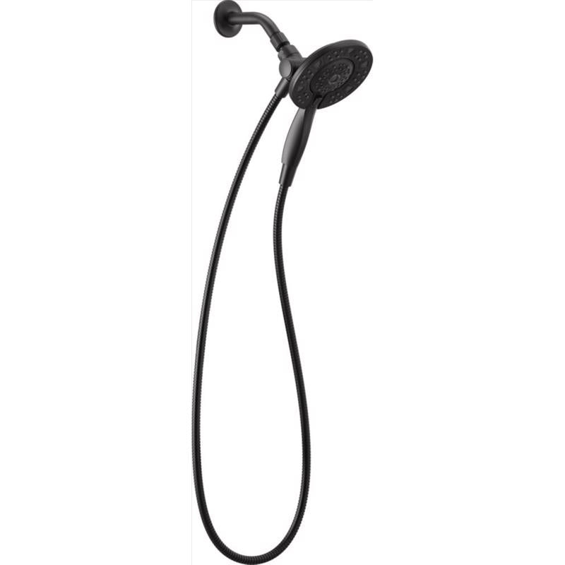 Delta Matte Black 6 settings Showerhead Combo 1.75 gpm