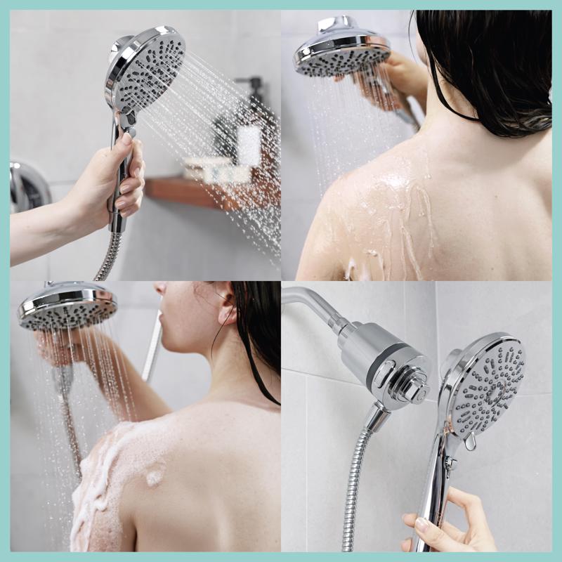 Danco Seventy Brushed Nickel 5 settings Handheld Showerhead 1.8 gpm