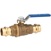 Homewerks 1/2 in. Brass Press Ball Valve Full Port Lever
