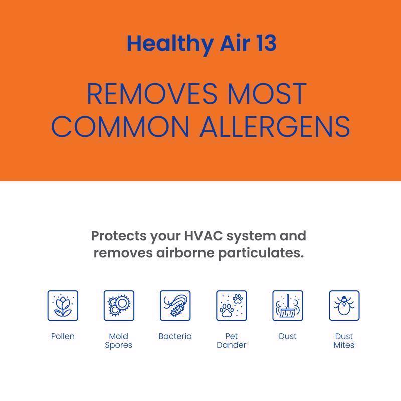 AprilAire 16 in. W X 25 in. H X 4 in. Synthetic Fiber 13 MERV Pleated Air Cleaner Cabinet Air Filter