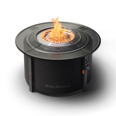 Solo Stove Infinity Flame 42 in. W Steel Round Propane Fire Pit