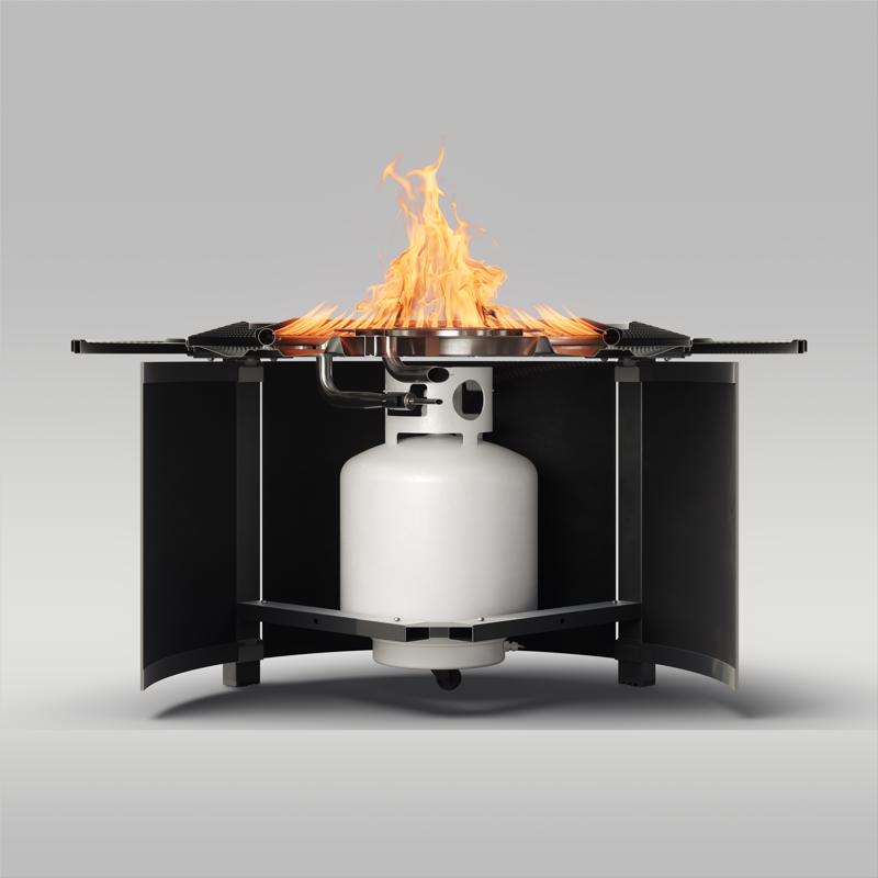 Solo Stove Infinity Flame 42 in. W Steel Round Propane Fire Pit