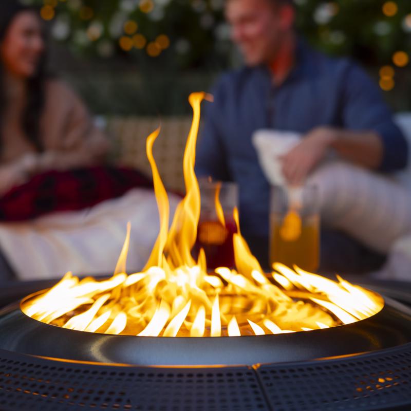 Solo Stove Infinity Flame 42 in. W Steel Round Propane Fire Pit