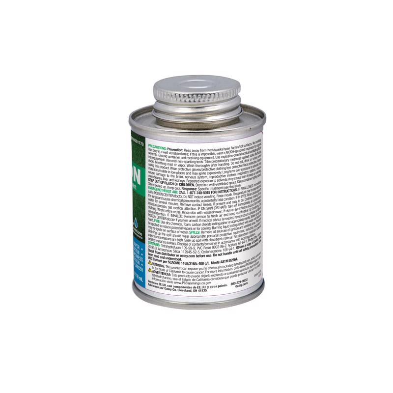 Oatey Irrigation Blue Solvent Cement For PVC 4 fl. oz.