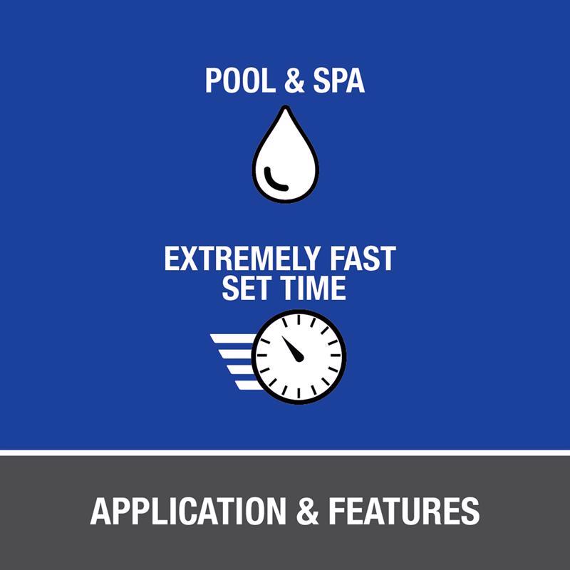 Oatey Pool & Spa Blue Solvent Cement For PVC 4 fl. oz.