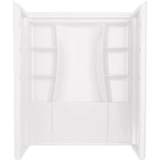 Delta Classic 500 73-1/4 in. H X 32 in. W X 60 in. L White Shower Wall Set