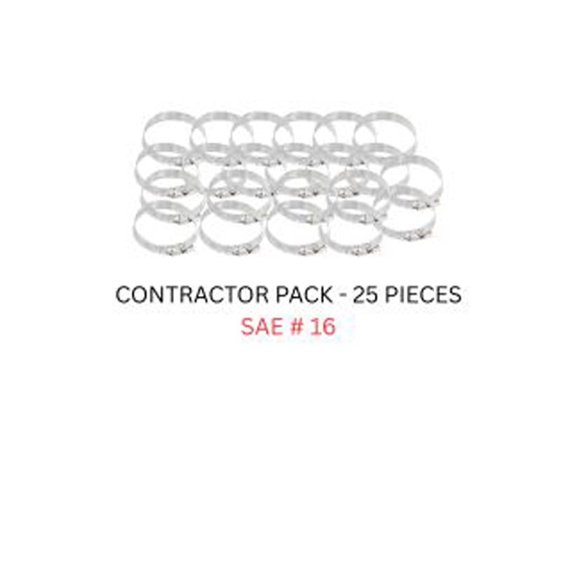 Power Sentry Green Life Distribution 3/8 in. to 5/8 in. SAE 16 Hose Clamp Stainless Steel Band