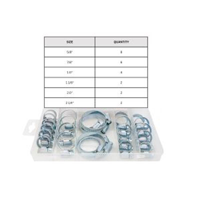 Power Sentry Green Life Distribution 3/8 in. to 2-1/4 in. SAE 16 Hose Clamp Stainless Steel Band