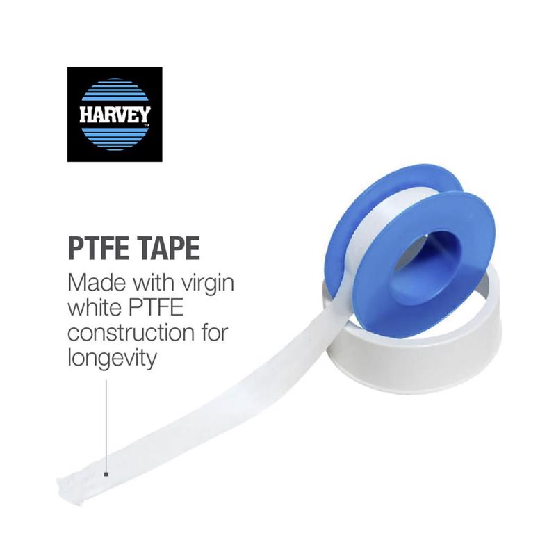 Harvey White 1/2 in. W X 260 in. L Pipe Thread Sealant