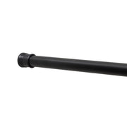 Zenna Home Adjustable Shower Rod 86 in. L Matte Black