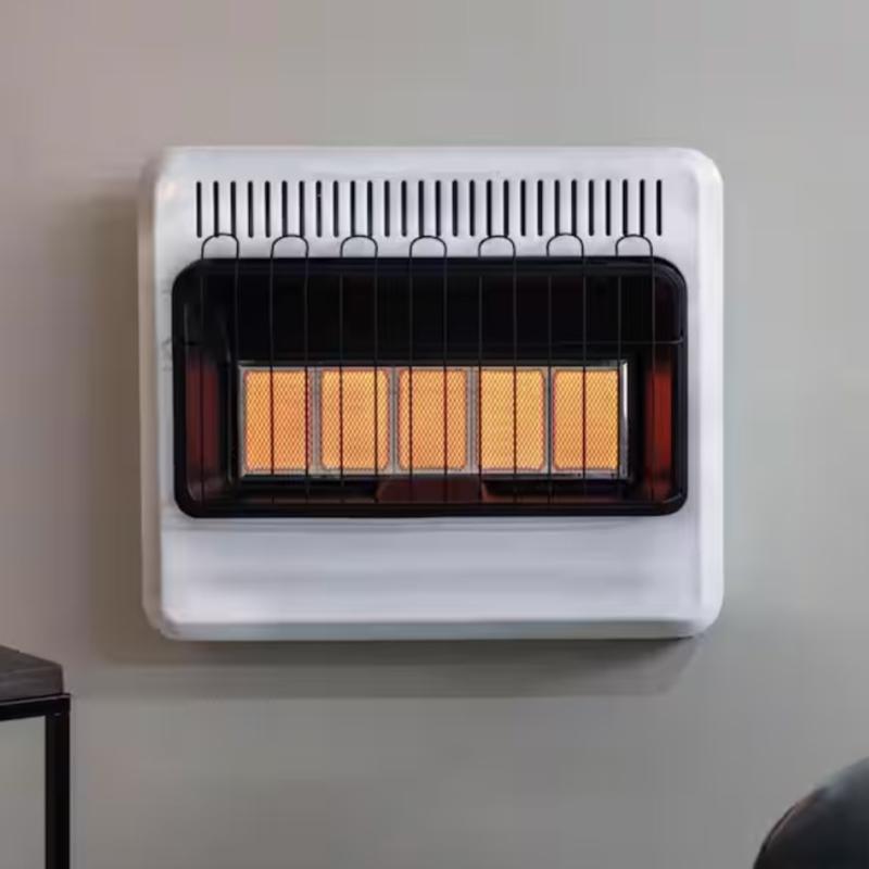 Mr. Heater 1000 sq ft 30000 BTU Natural Gas/Propane Wall Heater