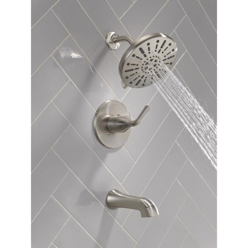 Delta Dallace 1-Handle Stainless Steel Tub and Shower Faucet