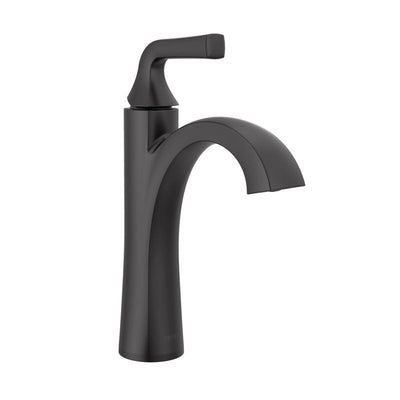 Delta Dallace Matte Black Contemporary Single-Handle Bathroom Sink Faucet 4 in.