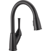 Delta One Handle Matte Black Pull-Down Kitchen Faucet