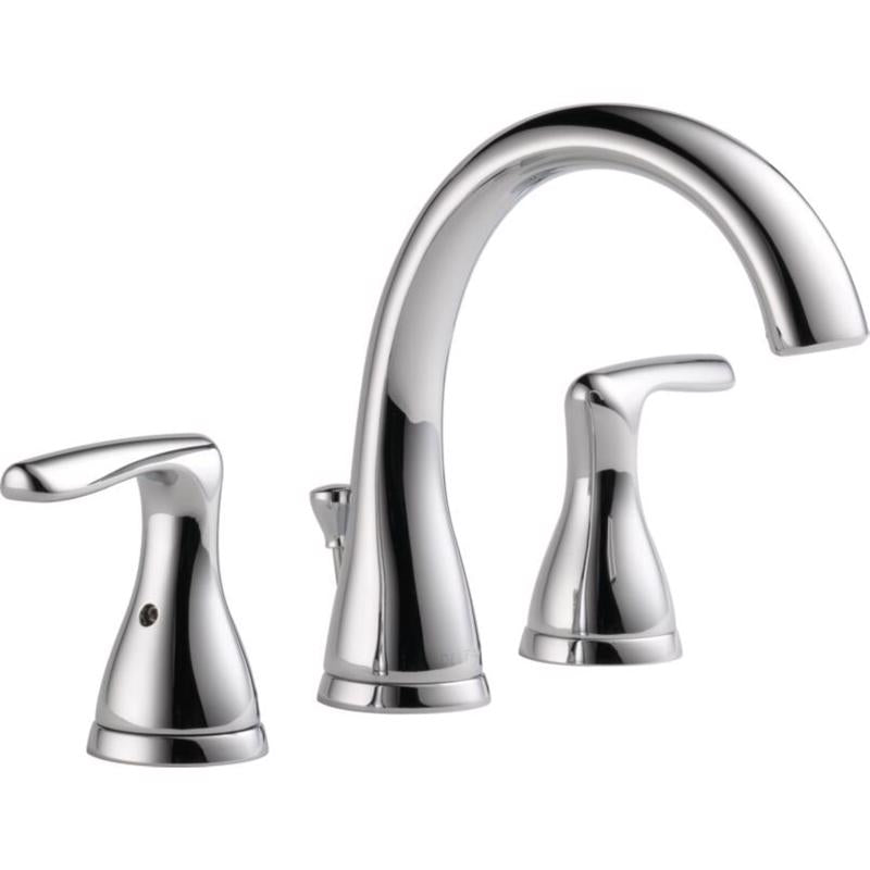 Delta Foundations Chrome Traditional Widespread Bathroom Sink Faucet 16 in.