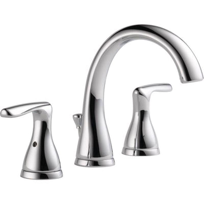 Delta Foundations Chrome Traditional Widespread Bathroom Sink Faucet 16 in.