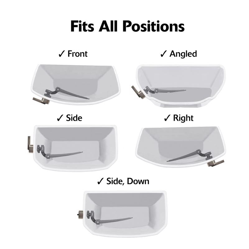Korky StrongArm Tank Lever Silver Chrome For Universal