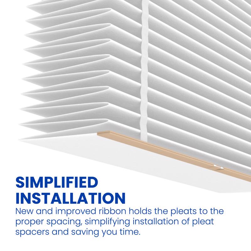 AprilAire 20 in. W X 25 in. H X 6 in. Fiberglass 10 MERV Pleated Air Filter