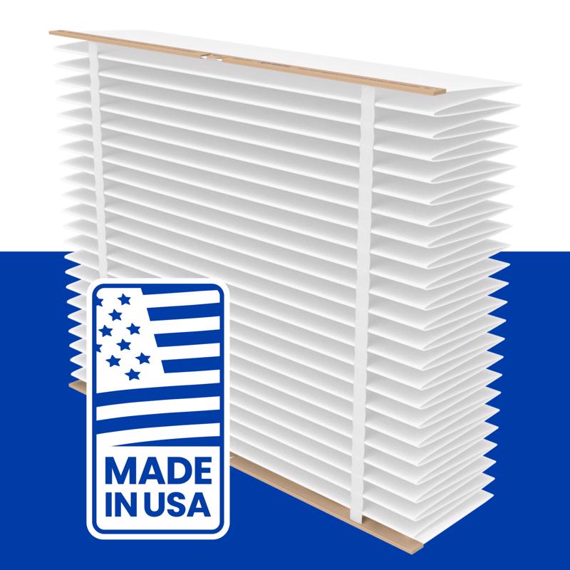 AprilAire 20 in. W X 25 in. H X 6 in. Fiberglass 10 MERV Pleated Air Filter