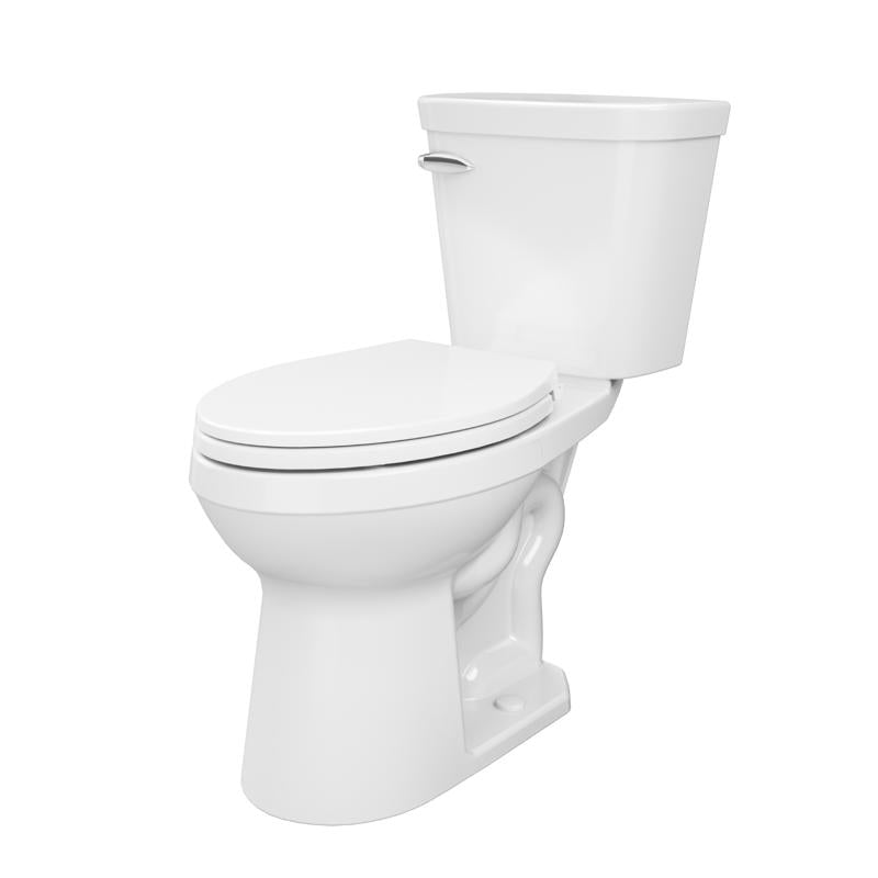 Gerber ADA Compliant 1.28 gal White Elongated Complete Toilet