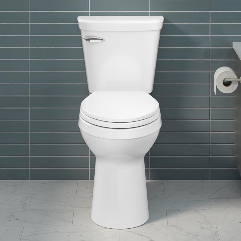Gerber ADA Compliant 1.28 gal White Elongated Complete Toilet