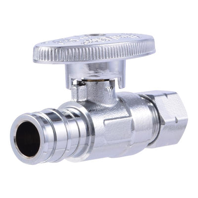 SharkBite Expansion PEX 1/2 in. Expansion PEX each X 3/8 in. D Compression each Brass Straight Stop