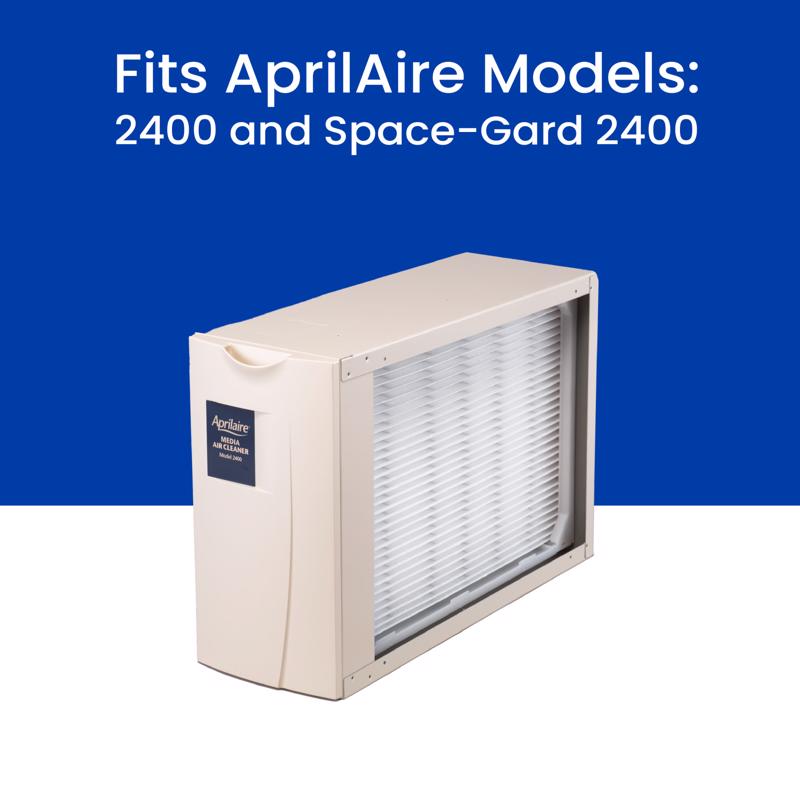AprilAire 16 in. W X 25 in. H X 6 in. Fiberglass 10 MERV Pleated Air Filter