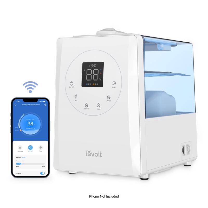 Levoit 1.58 gal 753 sq ft Digital Ultrasonic Humidifier