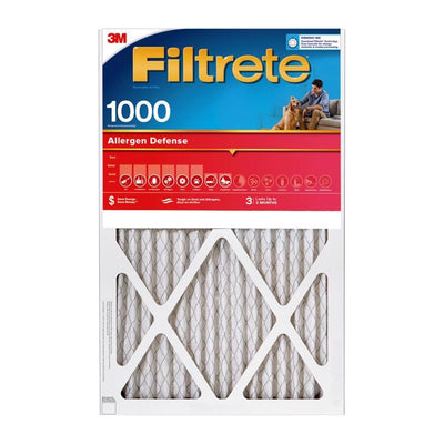 Filtrete 20 in. W X 30 in. H X 1 in. 1000 MPR Pleated Allergen Air Filter