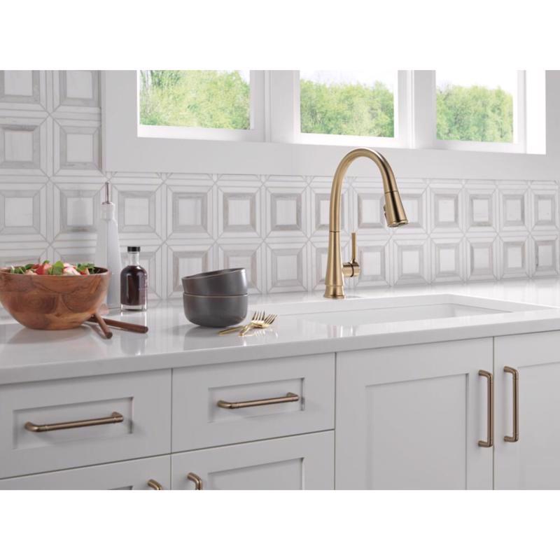 Delta Corwin One Handle Bronzed Gold Pull-Down Kitchen Faucet