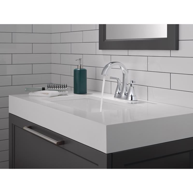 Delta Dallace Chrome Contemporary Lavatory Faucet 4 in.