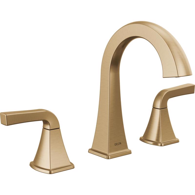 Delta Knoxville Bronzed Gold Transitional Widespread Bathroom Sink Faucet 16 in.