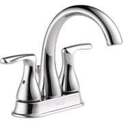 Delta Foundations Chrome Traditional Centerset Bathroom Sink Faucet 4 in.