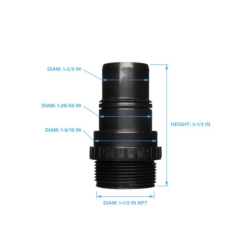 Jackel 1-1/2 in. D ABS/PVC Check Valve