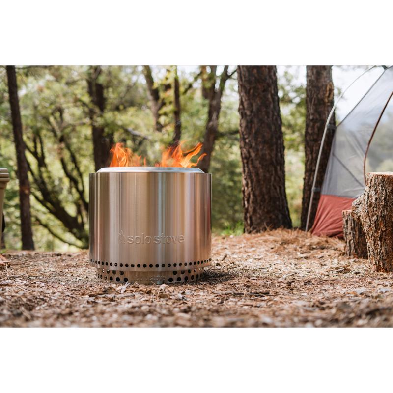 Solo Stove 19.5 in. W Stainless Steel Round Wood Fire Pit with Stand