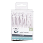 Zenna Home White Plastic Shower Curtain Rings 12 pk
