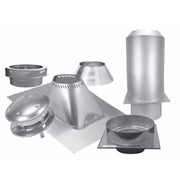Selkirk Sure-Temp 6 in. D X 22 in. L Stainless Steel Ceiling Support Kit