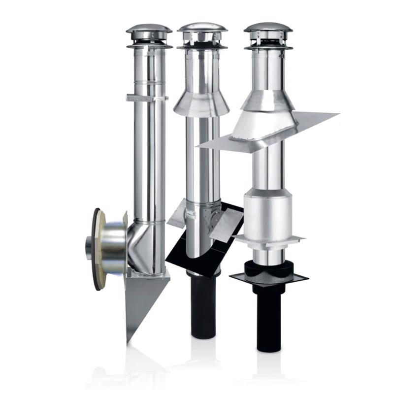 Selkirk Sure-Temp 6 in. D X 22 in. L Stainless Steel Ceiling Support Kit