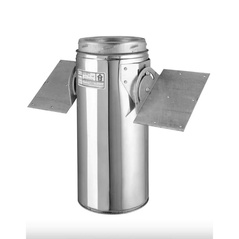 Selkirk Sure-Temp 8 in. D X 18 in. L Stainless Steel Ceiling Support Kit