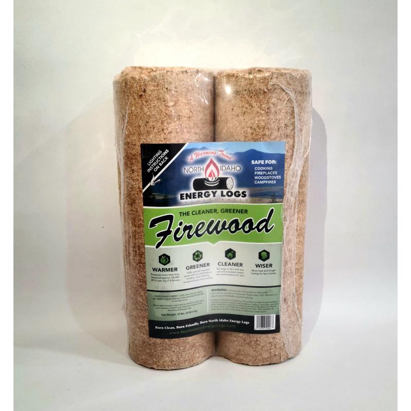 North Idaho Energy Logs Fire Log 2 pk 15 lb