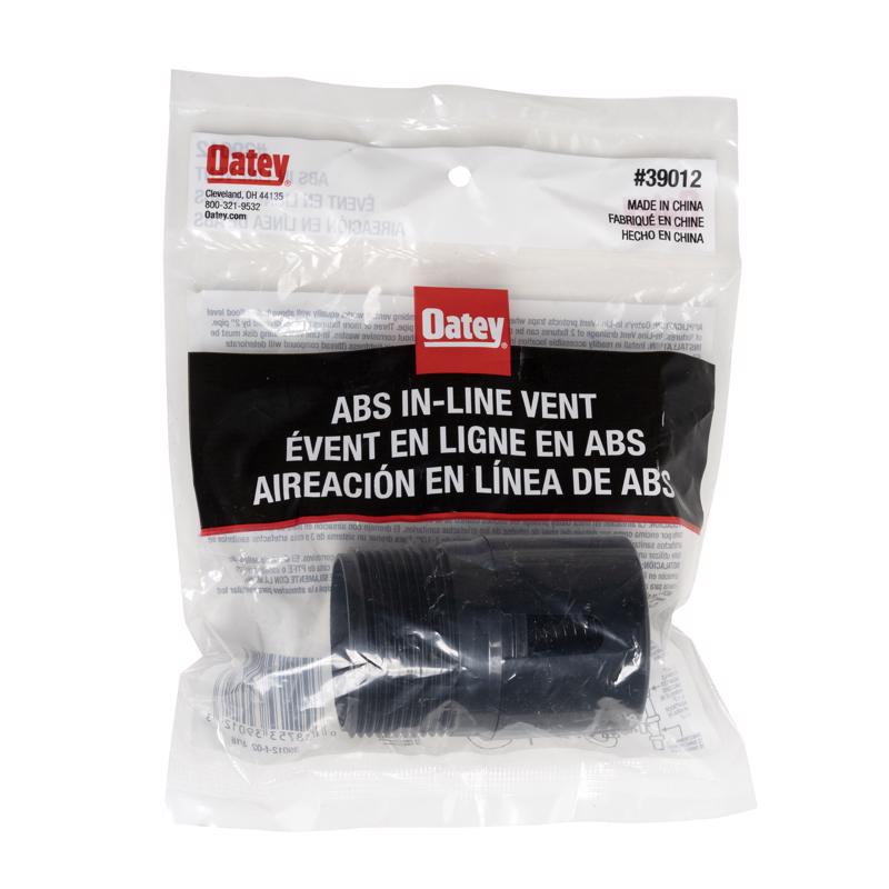 Oatey 1-1/2 in. MPT in. X 1-1/2 in. D MPT in. ABS In-Line Vent