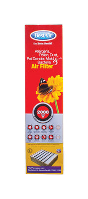 BestAir 25 in. W X 20 in. H X 6 in. 11 MERV Pleated Air Filter