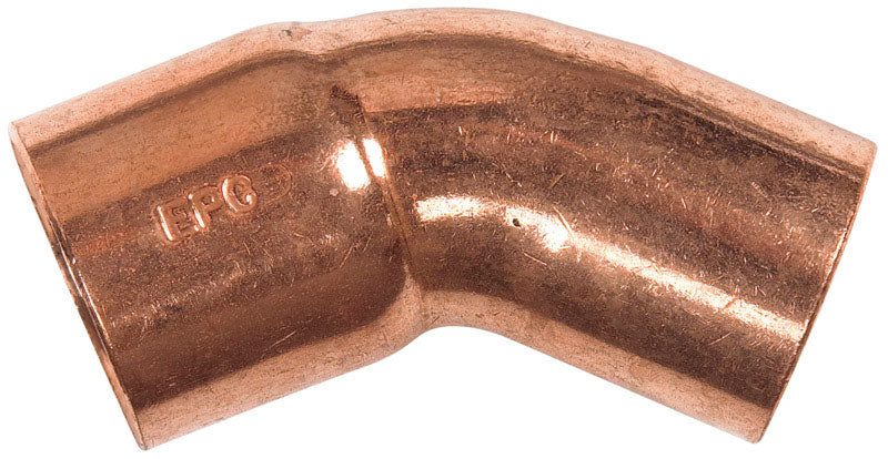 NIBCO 1 in. Sweat X 1 in. D Sweat Copper 45 Degree Street Elbow