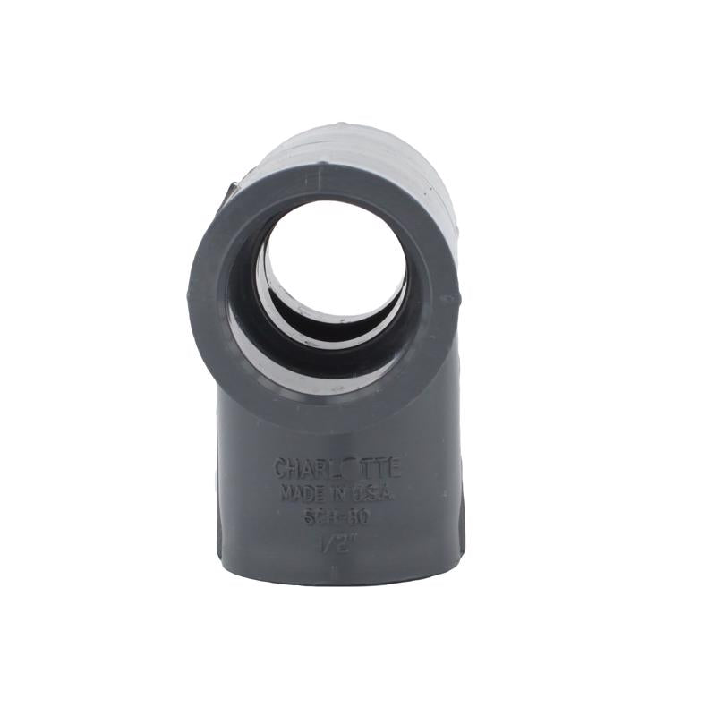 Charlotte Pipe Schedule 80 1 in. Slip X 1 in. D Slip PVC Tee
