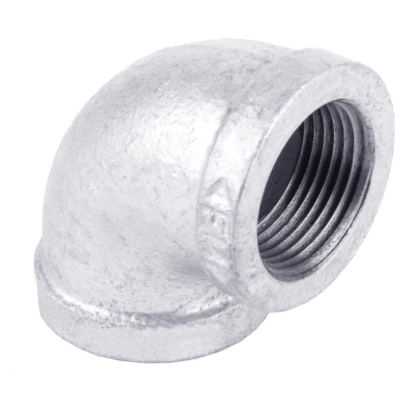 STZ Industries 1/8 in. FIP each X 1/8 in. D FIP Galvanized Malleable Iron 90 Degree Elbow