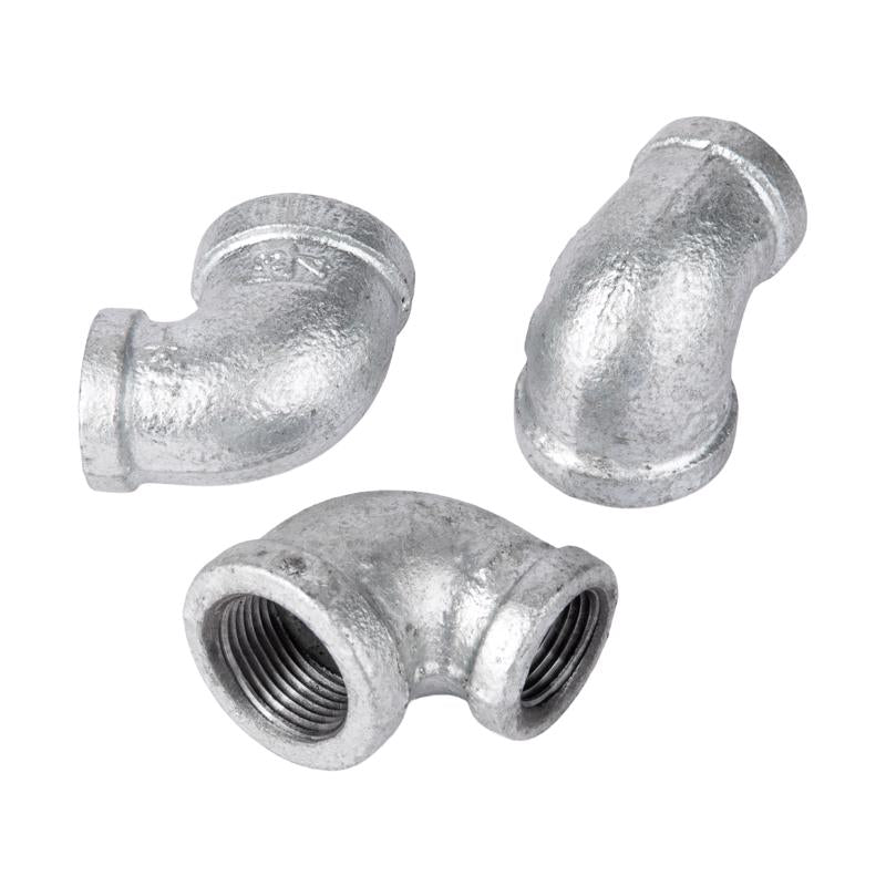 STZ Industries 3/4 in. FIP each X 1/2 in. D FIP Galvanized Malleable Iron 90 degree Reducing Elbow